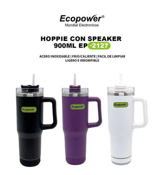 HOPPIE Ecopower con SPEAKER de 900 ml