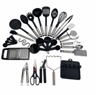 KIT UTENSILIOS DE COCINA CON SOPORTE 40